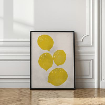 Vibrant Yellow Lemons