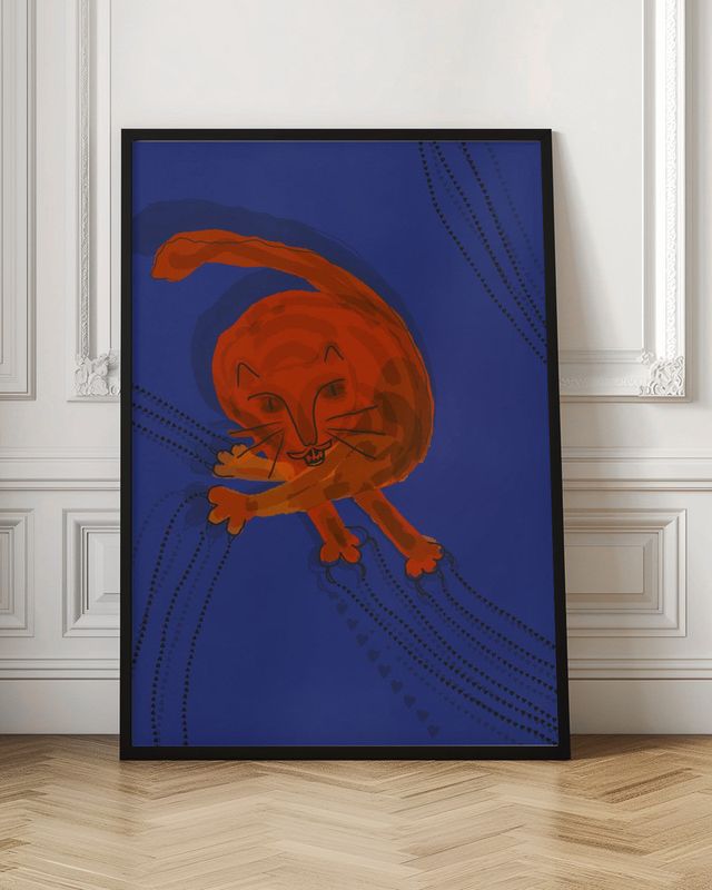 Playful Orange Cat