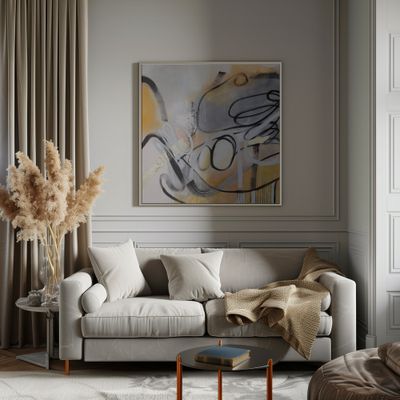 Fluid Strokes Gold Accents