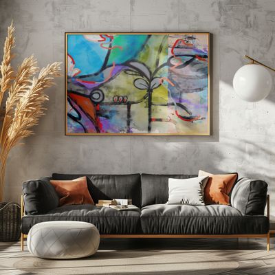 Vibrant Abstract Plant