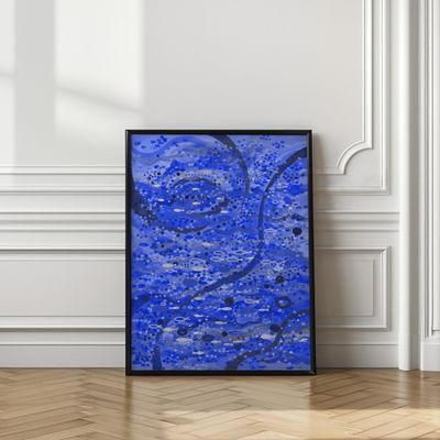 Ocean Blue and Silver Fish