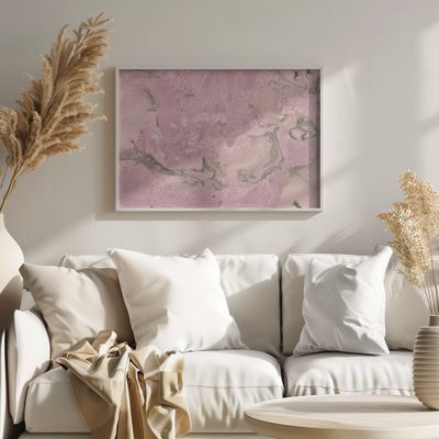 Soft Pink Marble Flow