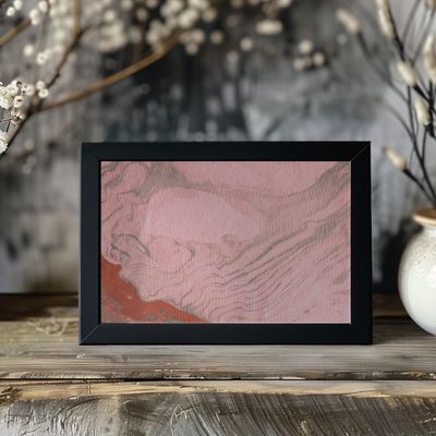 Fluid Pink Abstract