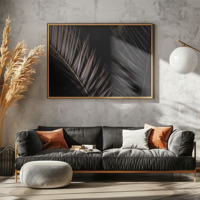 Dark Tropical Palms