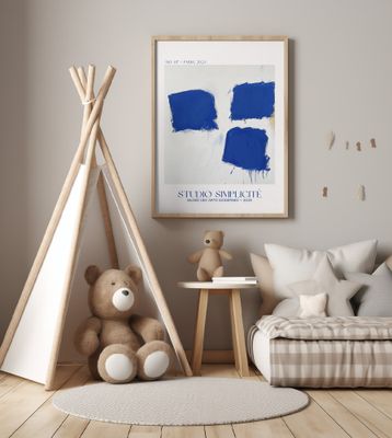 Blue Abstract Shapes