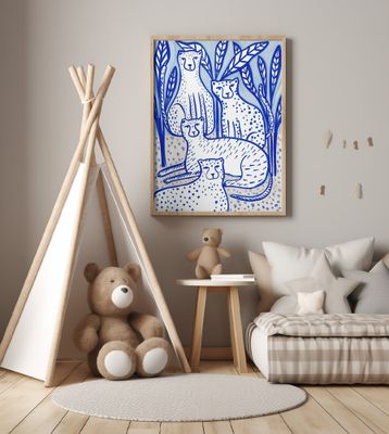Blue Jungle Cheetahs
