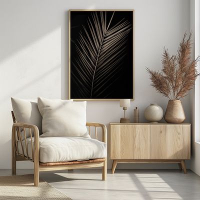 Elegant Sepia Palm