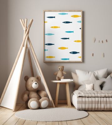 Playful Ocean Fish Pattern