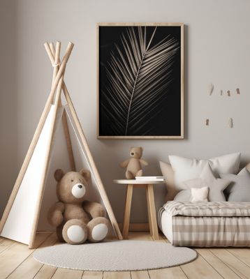 Elegant Sepia Palm