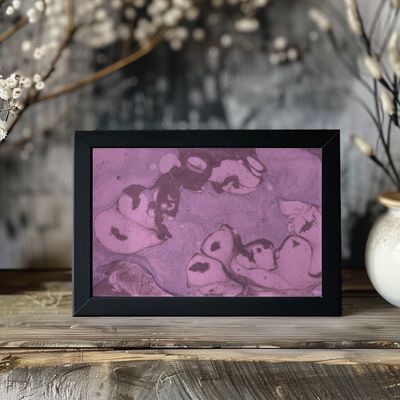 Purple Pink Marbled Art