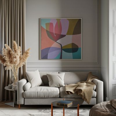 Vibrant Abstract Flower