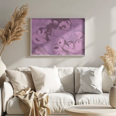 Purple Pink Marbled Art