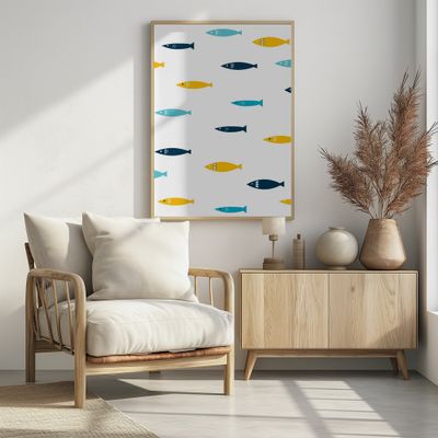 Playful Ocean Fish Pattern