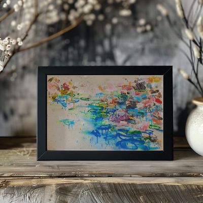 Vibrant Abstract Drips