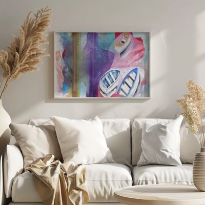 Vibrant Watercolor Boats