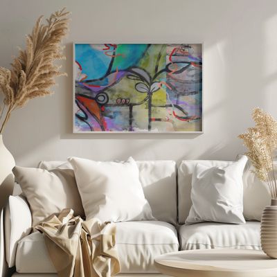 Vibrant Abstract Plant