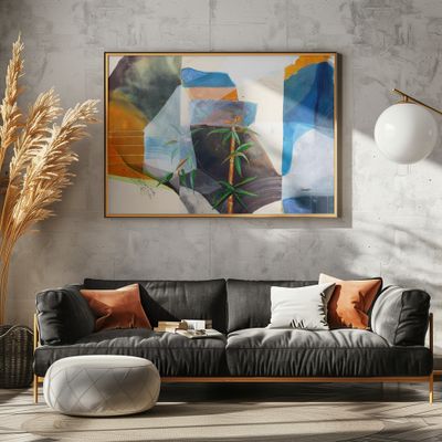 Abstract Bamboo Serenity
