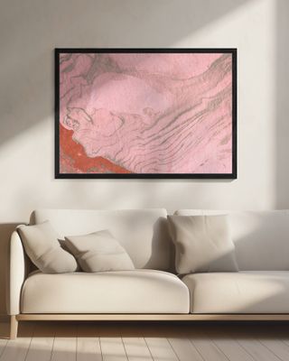 Fluid Pink Abstract