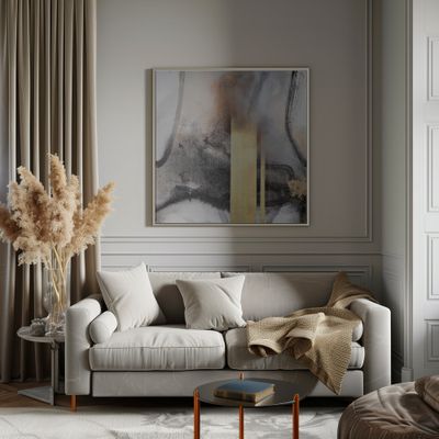 Dynamic Gold Abstract