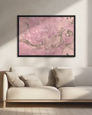 Soft Pink Marble Flow