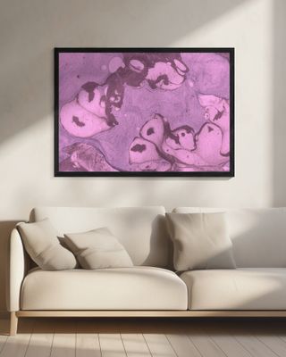 Purple Pink Marbled Art