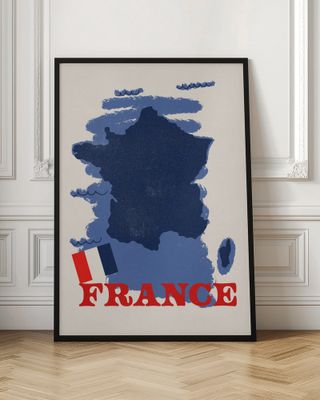 Vintage France Map