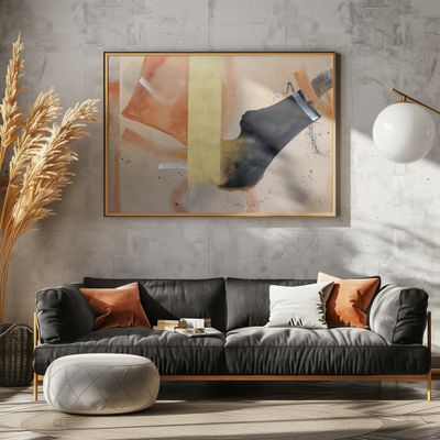 Golden Abstract Forms