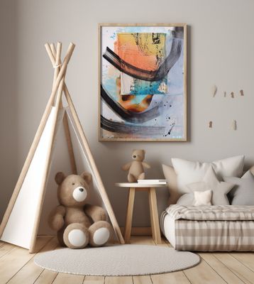 Vibrant Abstract Strokes
