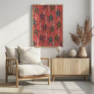 Samurai Warrior Pattern