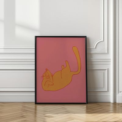Playful Orange Cat