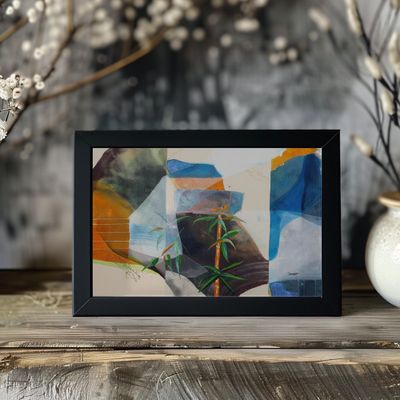 Abstract Bamboo Serenity