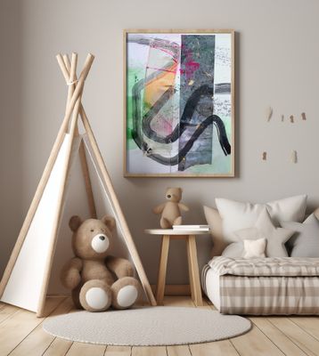 Vibrant Abstract Strokes