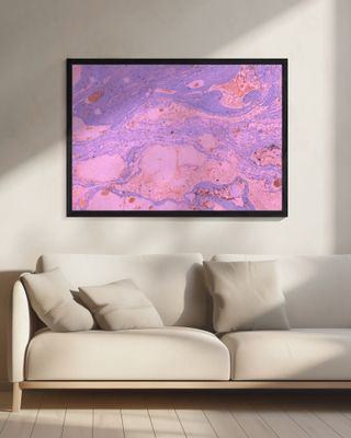 Fluid Pink Purple Abstract