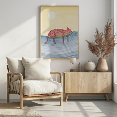 Dreamy Leopard Float