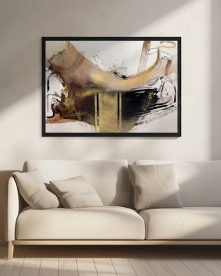 Fluid Gold Abstract