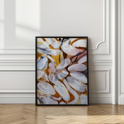 Fluid Golden Abstract Shapes