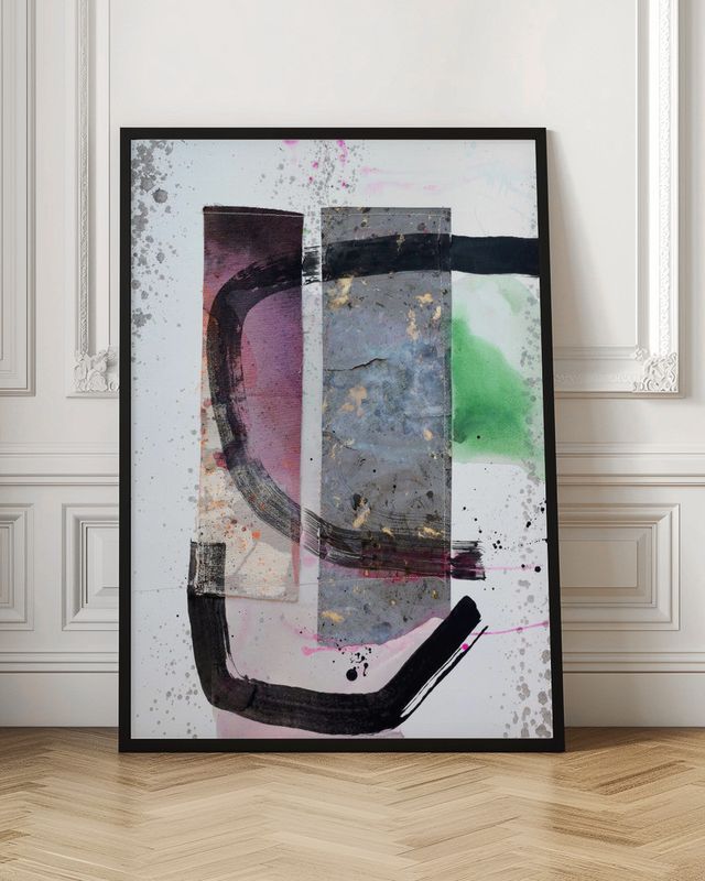 Textured Abstract Collage