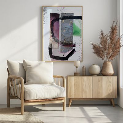 Textured Abstract Collage