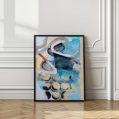 Blue Abstract Circles