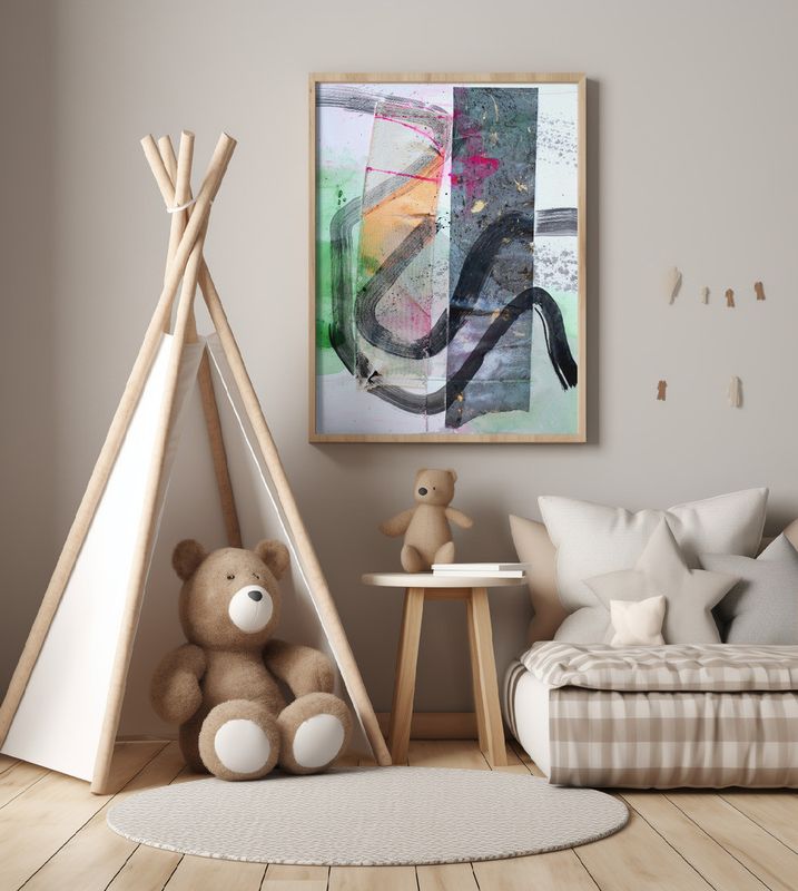 Vibrant Abstract Strokes