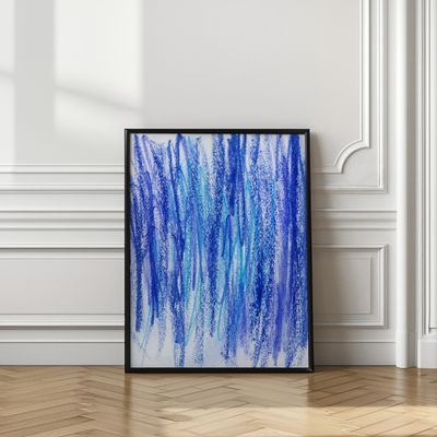 Vertical Blue Streaks