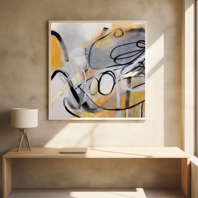 Fluid Strokes Gold Accents