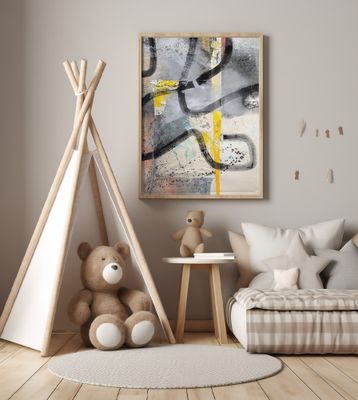 Bold Yellow Strokes