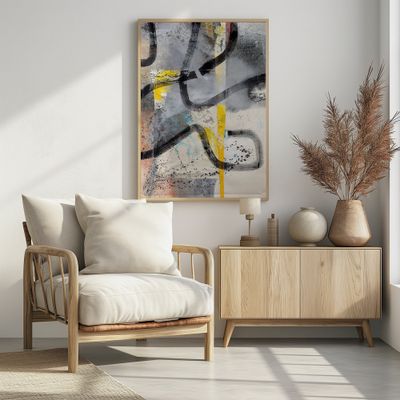 Bold Yellow Strokes