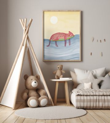 Dreamy Leopard Float
