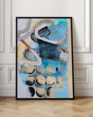 Blue Abstract Circles