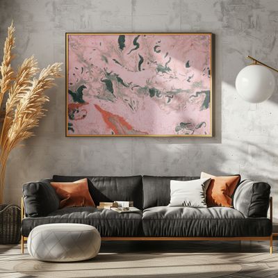 Pink Marble Flow