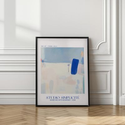 Soft Blue Abstract
