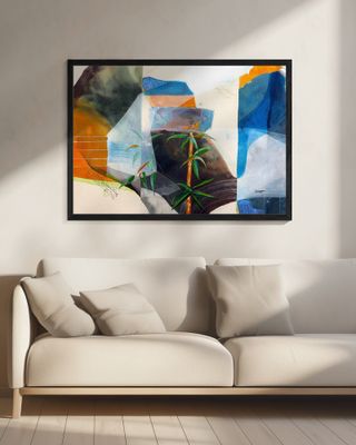 Abstract Bamboo Serenity