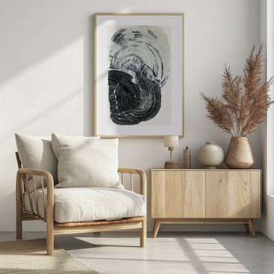 Dynamic Swirls Abstract